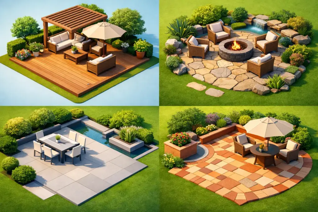 Best Patio Options for Gardens