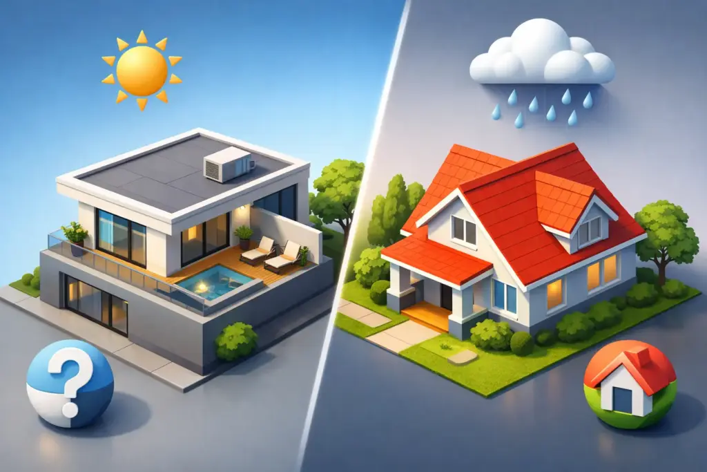 Flat Roof vs Pitched Roof: Which Is Right?