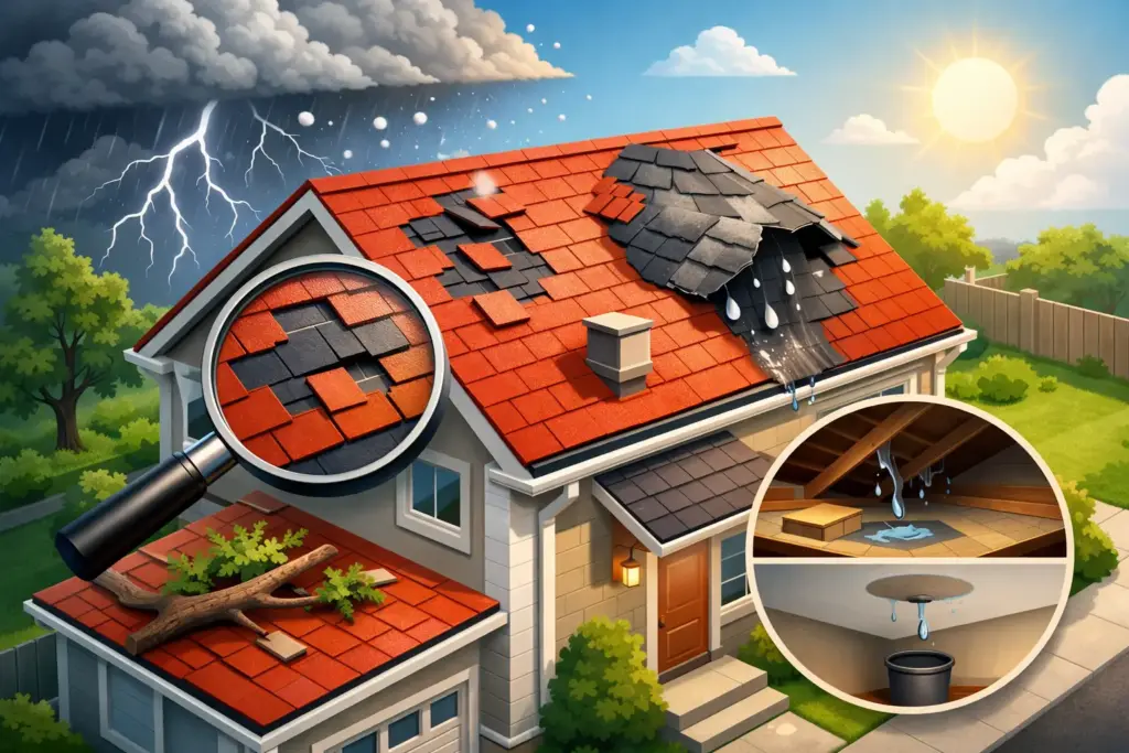 How to Spot Roof Storm Damage Before Leaks Spread