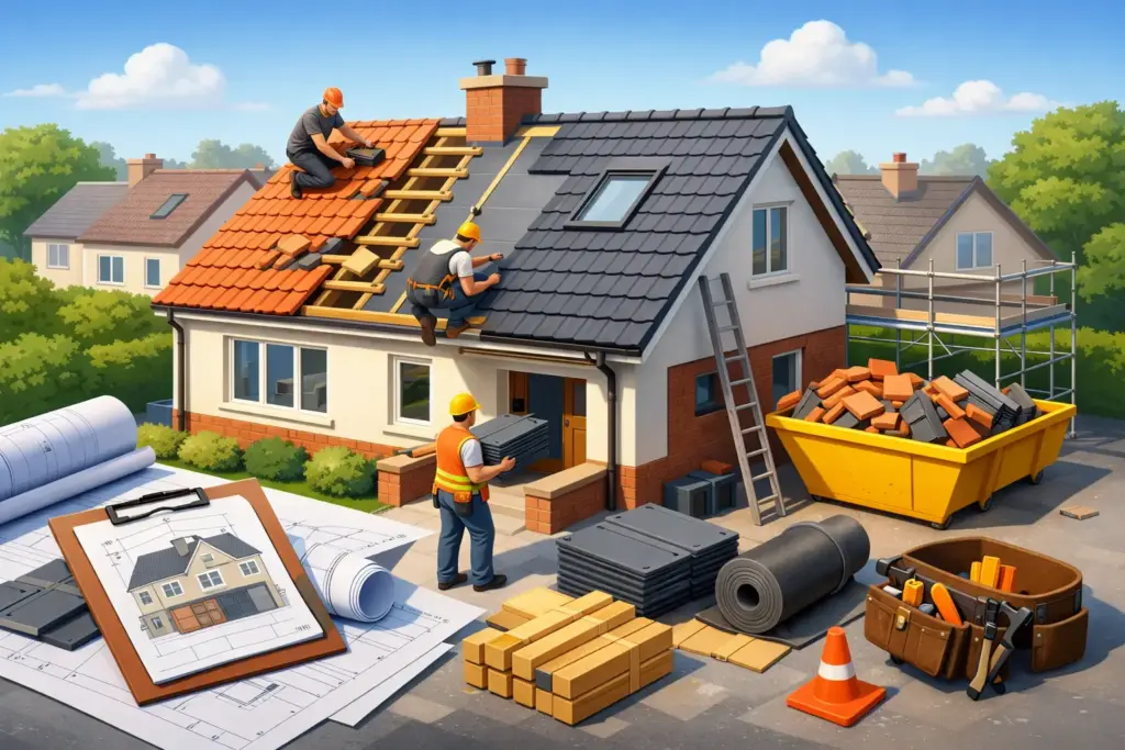 How to Prepare for Re Roofing Your UK Home